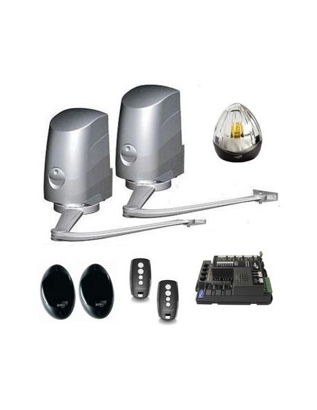 Kit motorisation portail battant 24V avec bras long 300 kg
