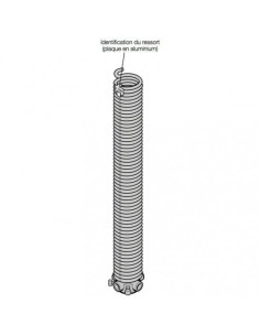 3051933 RESSORT DE TORSION GAUCHE HORMANN AVEC CONE DE REGLAGE