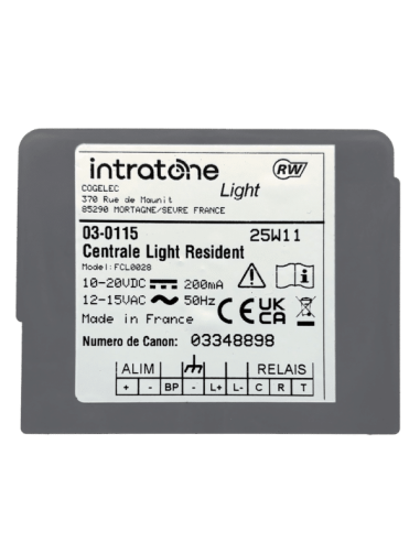 Centrale de gestion Light resident - 03-0115