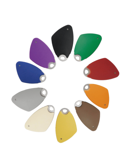Badge électronique jaune Mifare mains-libres