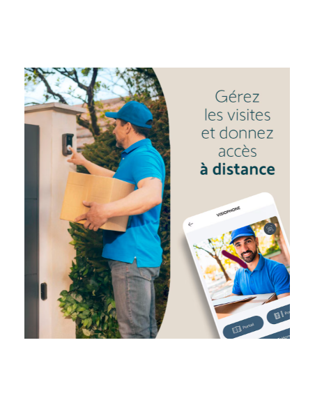 Visiophone Somfy Filaire IO Connect
