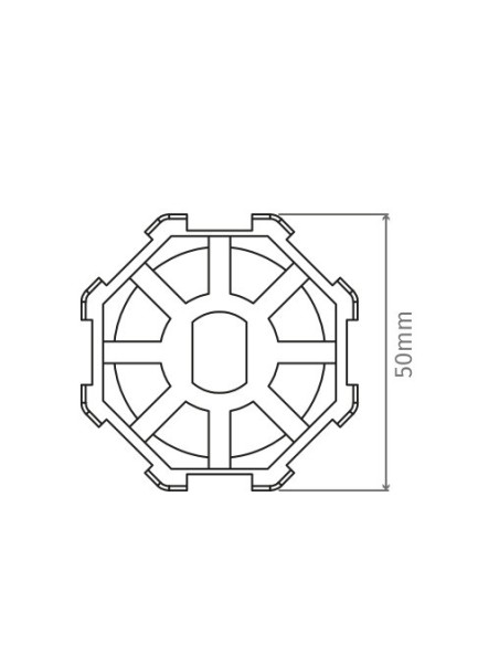 BAGUE MOTEUR TUBULAIRE Ø 45MM