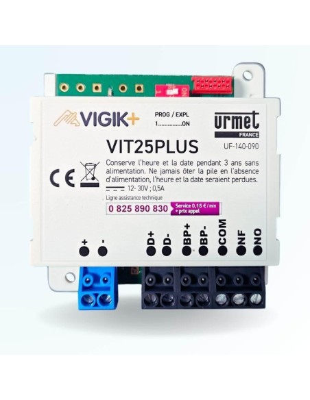 Centrale autonome VIGIK+ pour 1 porte avec tête de lecture type T25 VIGIK PLUS