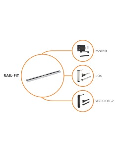Accessoire en acier inoxydable pour installation de ferme portail