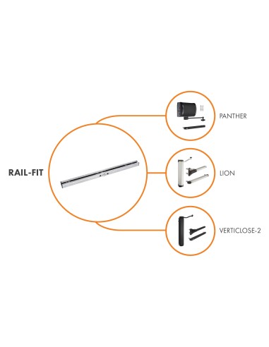 Accessoire en acier inoxydable pour installation de ferme portail