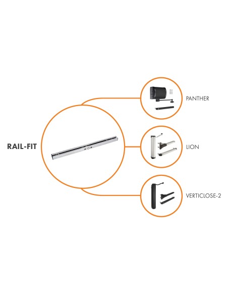 Accessoire en acier inoxydable pour installation de ferme portail