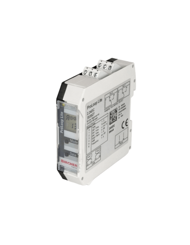 AMPLIFICATEUR BIRCHER POUR 2 BOUCLES 230V AC SUR RAILDIN