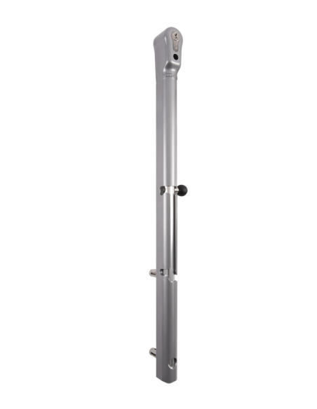 VERROU DE SOL VERROUILLABLE LOCINOX- EN ARGENT