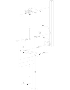 VERROU DE SOL VERROUILLABLE LOCINOX- EN ARGENT 2