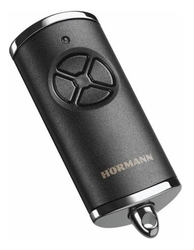 TELECOMMANDE HORMANN 4 FONCTIONS 868MHZ NOIRE CHROME