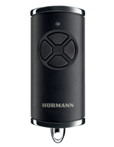 TELECOMMANDE HORMANN 4 FONCTIONS 868MHZ NOIRE CHROME