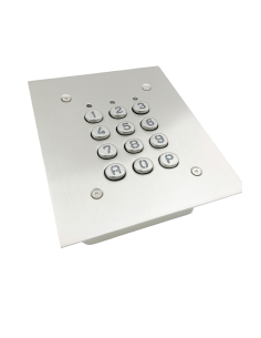 CLAVIER TOUCHES METAL SU2TMG AVEC PEAB202 A ENCASTRER 2