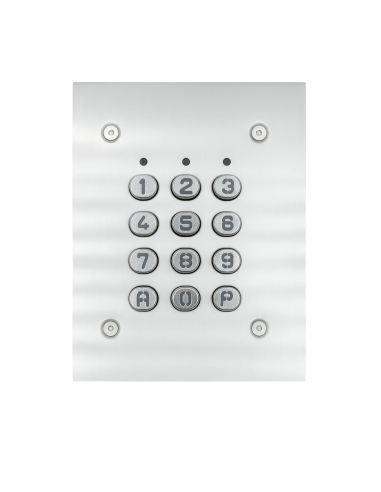 CLAVIER TOUCHES METAL SU2TMG AVEC PEAB202 A ENCASTRER