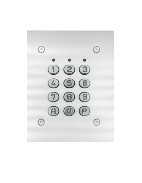 CLAVIER TOUCHES METAL SU2TMG AVEC PEAB202 A ENCASTRER
