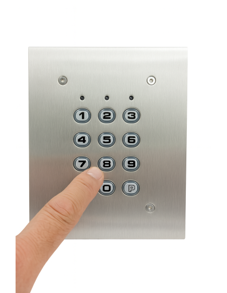 CLAVIER TOUCHES ABS SUBO12 AVEC PEAB202 A ENCASTRER