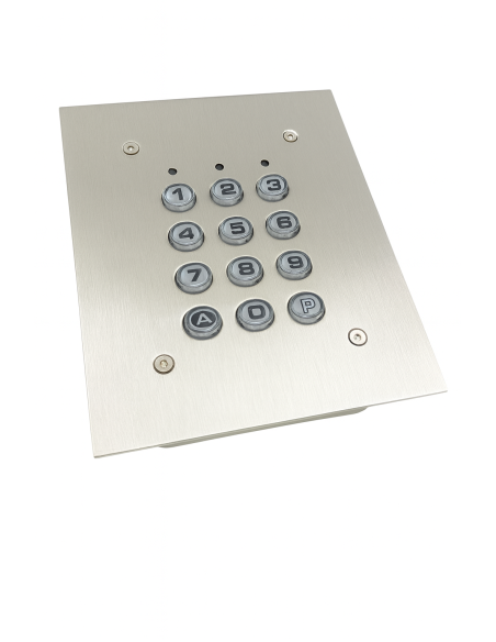 CLAVIER TOUCHES ABS SUBO12 AVEC PEAB202 A ENCASTRER