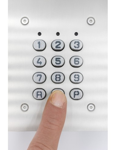 CLAVIER TOUCHES METAL SU2TMG AVEC PEAB202 A ENCASTRER 