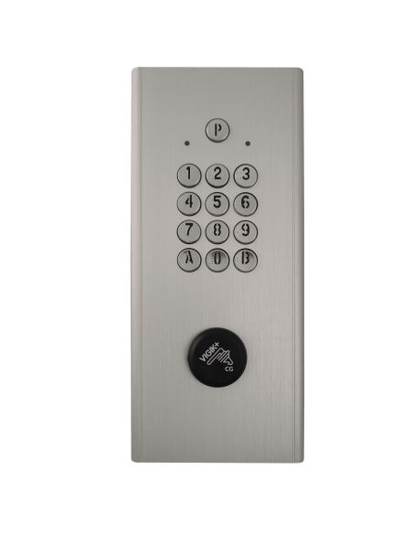 CLAVIER HAUSSMANN BOUCHON A ENCASTRER 1 RELAIS ARGENT
