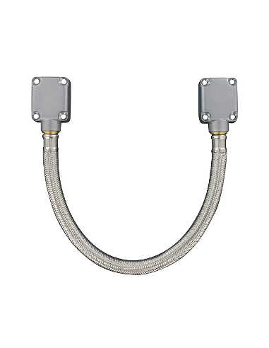 GAINE DE PASSAGE RENFORCEE EN ACIER INOXYDABLE 450 MM