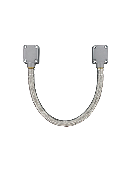 GAINE DE PASSAGE RENFORCEE EN ACIER INOXYDABLE 450 MM
