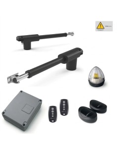 KIT MOTORISATION POUR PORTAIL BATTANTS LINEAR 24V 300 KG