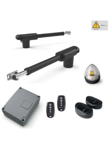KIT MOTORISATION POUR PORTAIL BATTANTS LINEAR 24V 300 KG
