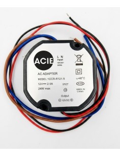 ALIMENTATION RONDE 12V 2A 2