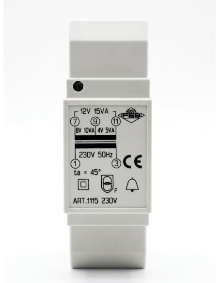 TRANSFO. 220/ 4-8-12 RAIL DIN