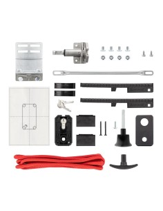 POIGNÉE DE PORTE AVEC SERRURE SYNTHÉTIQUE NOIRE TS42.5 HORMANN