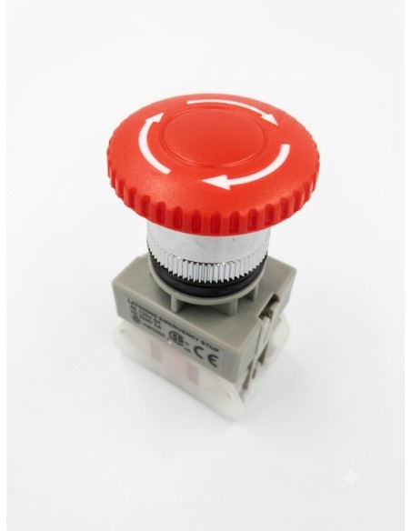 BOUTON ARRET URGENCE A ENCLENCHEMENT