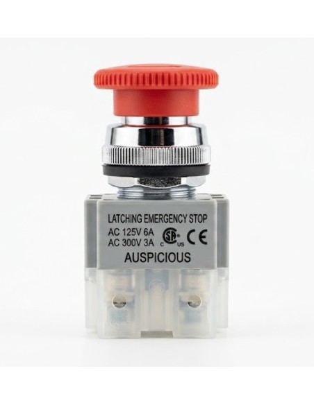 BOUTON ARRET URGENCE A ENCLENCHEMENT