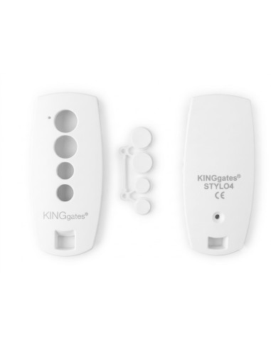 BOITIER BLANC POUR TÉLÉCOMMANDE STYLO4 KING GATES