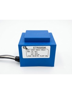 TRANSFO. 15 VA CONNECT. DOUBLE