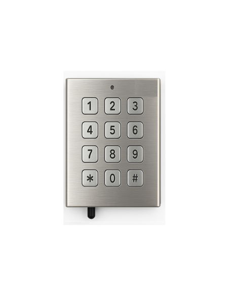 CLAVIER A CODE INOX FILAIRE EUROPE AUTOMATISMES 27MM+DECODEUR COMPRIS