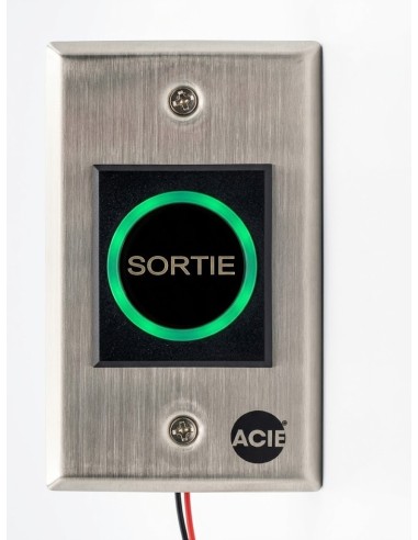 BOUTON POUSSOIR INFRA ROUGE 12 V ACIE