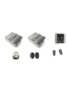 KIT MOTORISATION ENTERRE 24 V PORTAIL BATTANT 4 M -INTRO24-400 INOX