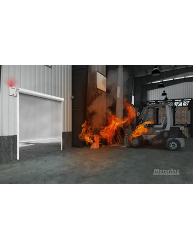 Rideau coupe-feu automatique Motorline FLAMA