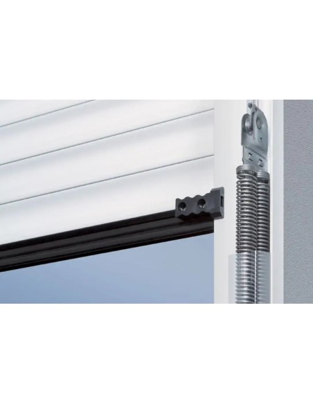 Technique à ressorts de traction brevetée avec système de ressorts doubles dans la porte de garage
enroulable RollMatic