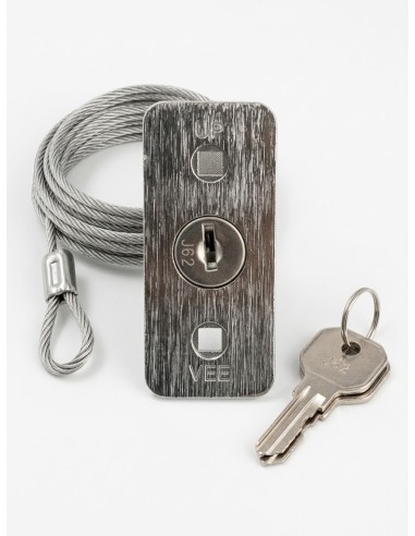 DEVERROUILLAGE EXTERIEUR POUR PORTE DE GARAGE CABLE 150 CM