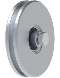 302 / ROUE 302 GORGE EN U POUR RAILS 6 MM