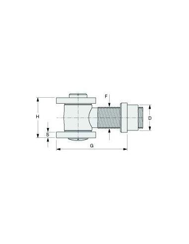 GOND A SOUDER - H 40 mm