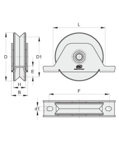 73190 / ROUE 73190 PORTEE 200 KG 2