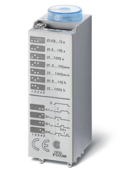 RELAIS TEMPORISÉ 12 V AC/DC, NO-NF-10 A - 853212 FINDER