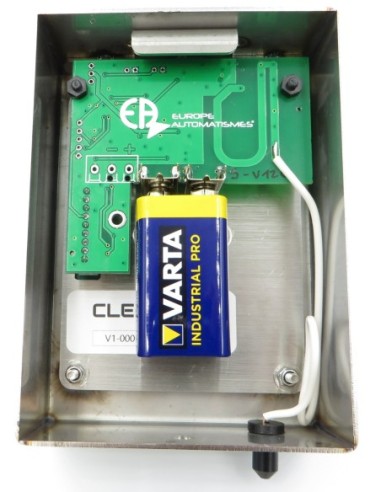 CLAVIER A CODE INOX RADIO EUROPE AUTOMATISMES SLIM 27 MM