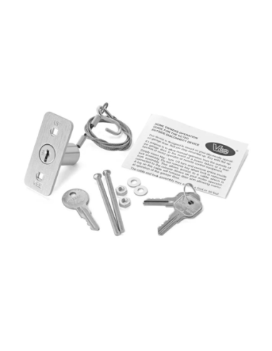 D25 / DEVEROUILLAGE EXTERIEUR POUR PORTE DE GARAGE CABLE 150 CM